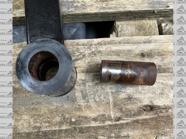 Corroded crush tube